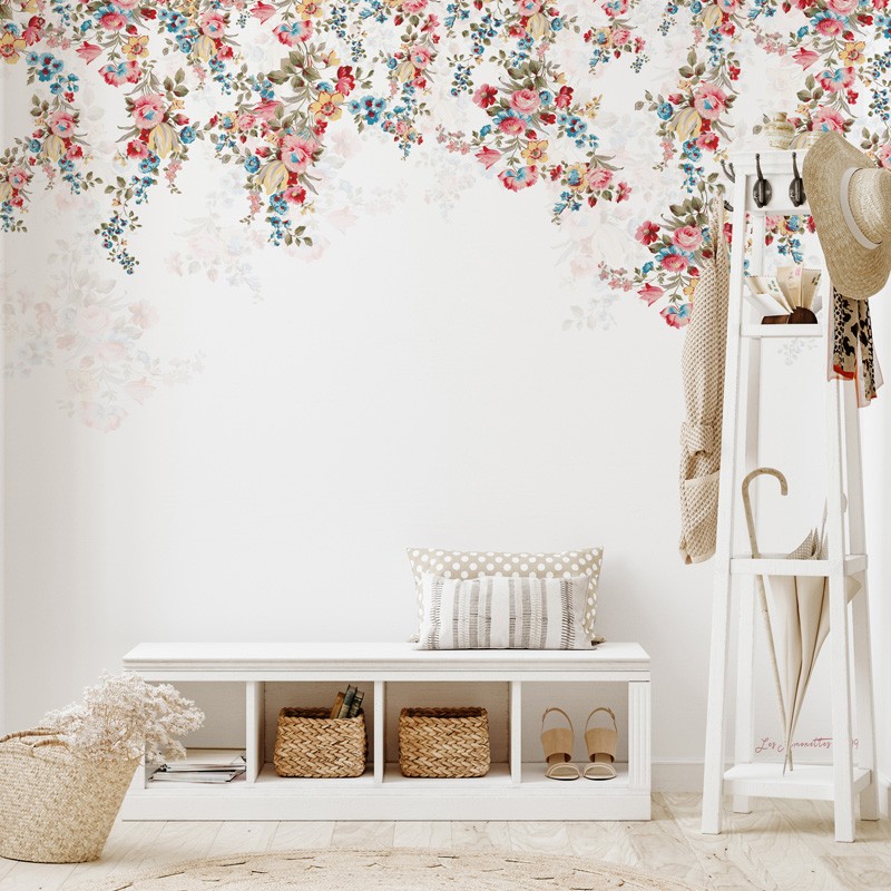 papier peint floral papier peint floral