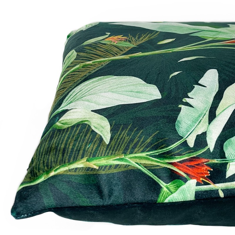 Coussin jungle tropical