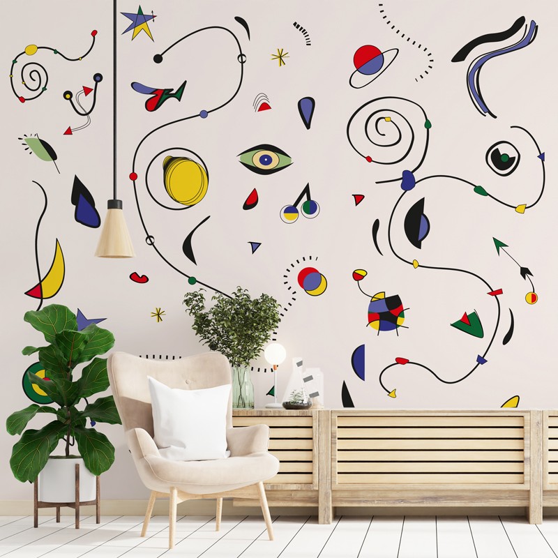 papier peint Miró papier peint Miró