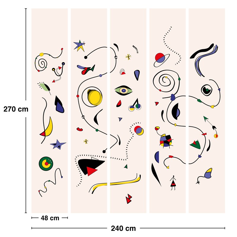 papier peint Miró papier peint Miró