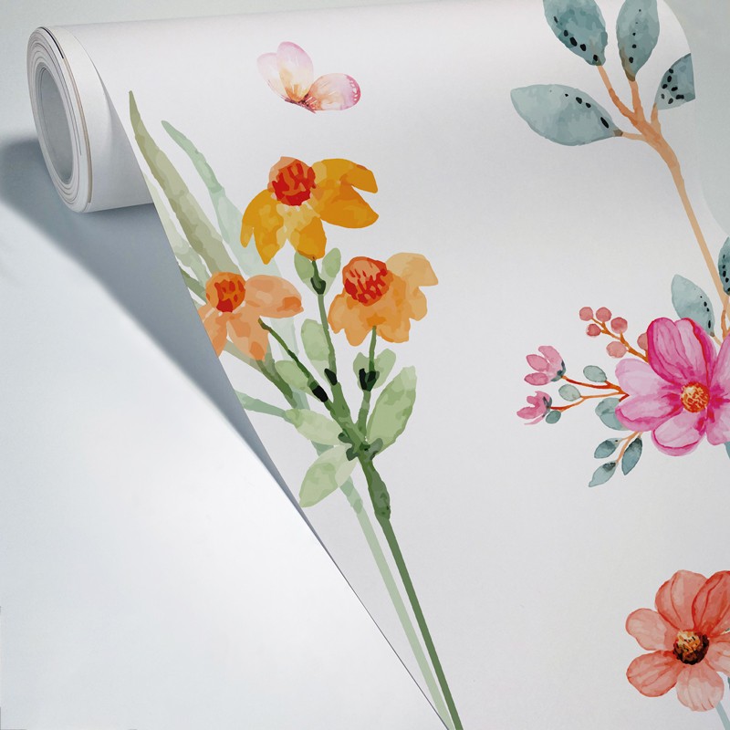 panoramique fleurs aquarelle panoramique fleurs aquarelle