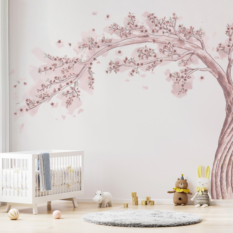papier peint nature rose et blanc papier peint nature rose et blanc