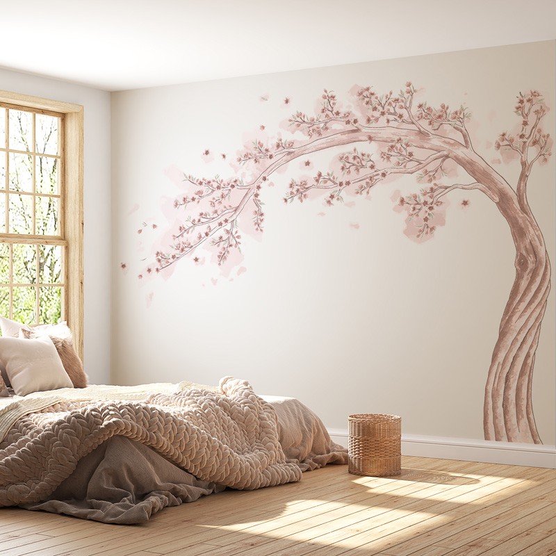 papier peint nature rose et blanc papier peint nature rose et blanc
