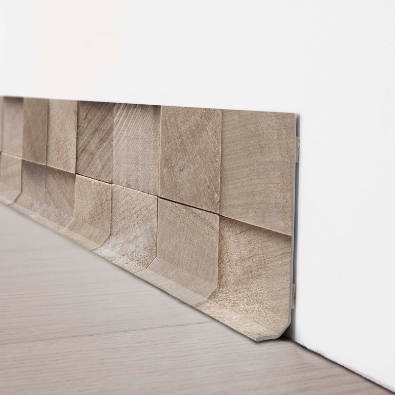 Plinthe Decorative En Pvc Facile A Decouper Et A Poser Blanche 99 Deco