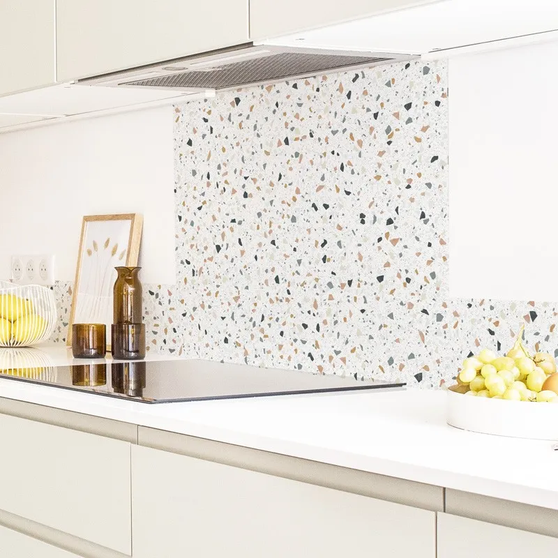 Crédence cuisine Terrazzo Dolce en aluminium composite - 99Déco