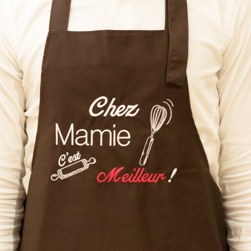 Tablier La meilleure en cuisine c'est Mamie