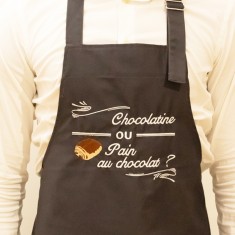 Tablier Brodé Chocolatine