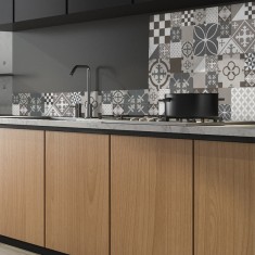 Crédences De Cuisines En Alu Imitation Carreaux De Ciment