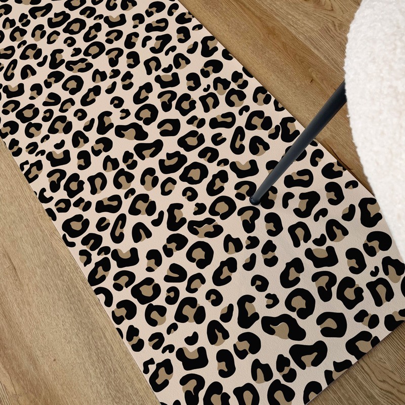 Tapis vinyle motif Leopard