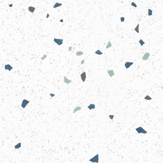 Pack 2 panneaux muraux Terrazzo Minéral + 3 profilés Blancs