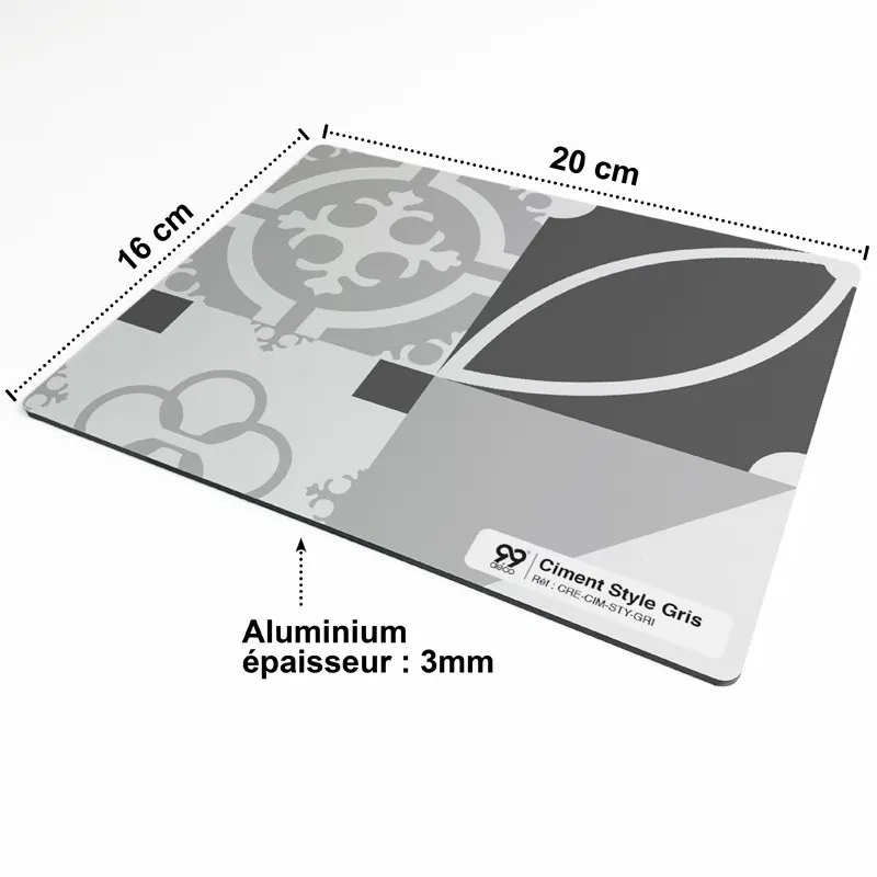 Crédence cuisine Ciment Style en aluminium composite – 99Déco