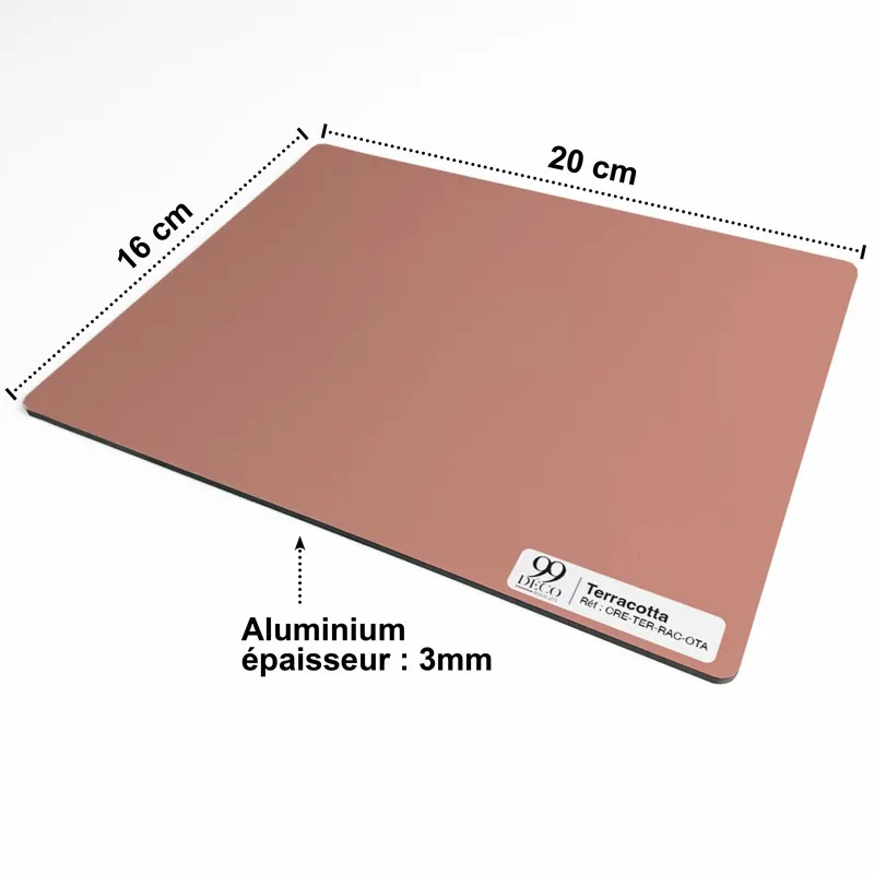 Crédence cuisine Essentiel Uni en aluminium composite - 99Déco