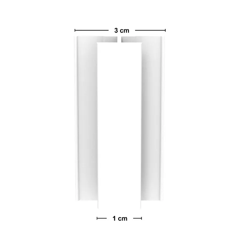 Pack 2 panneaux muraux New Trashwall + 3 profilés Blancs