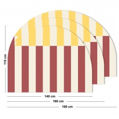 Rythmo Jaune Rouge Tomette