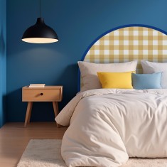 Vichy Jaune Pastel