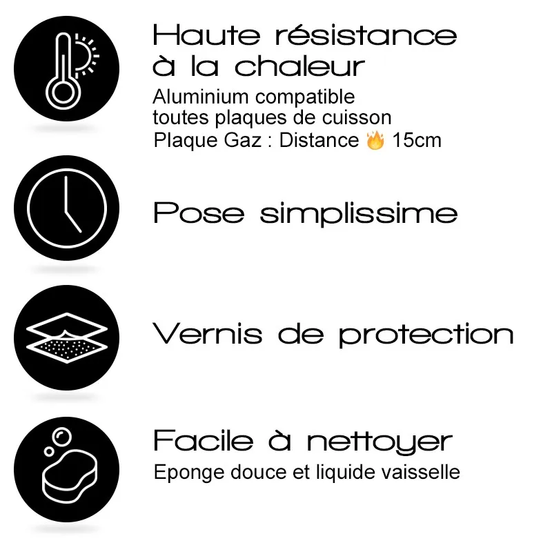 Crédence cuisine aluminium LOOP | 99DECO