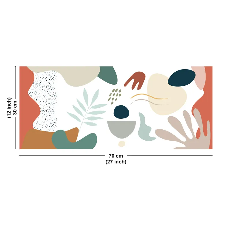 Crédence adhésive motifs géométriques pour décoration murale salle-de-bains
