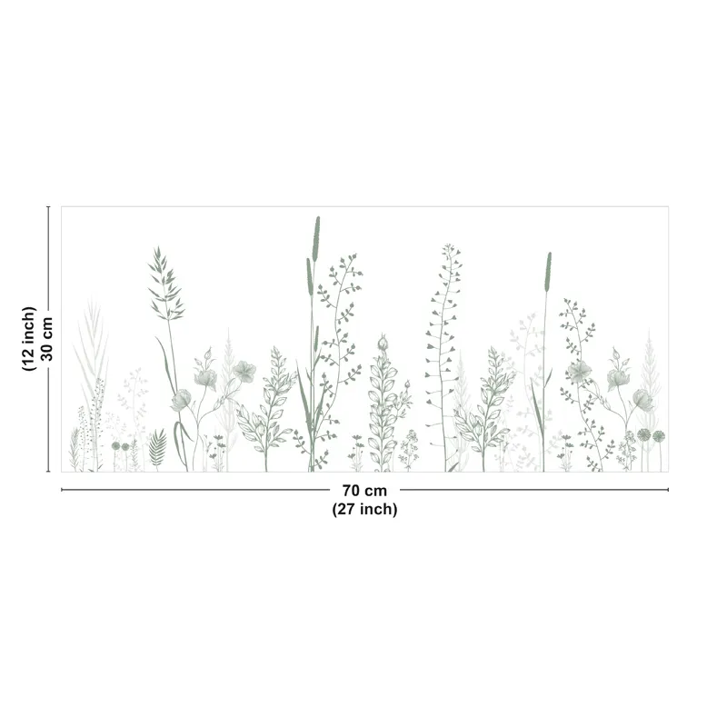 Crédence salle de bain Végétalist en PVC et Aluminium – 3 teintes – 99DECO