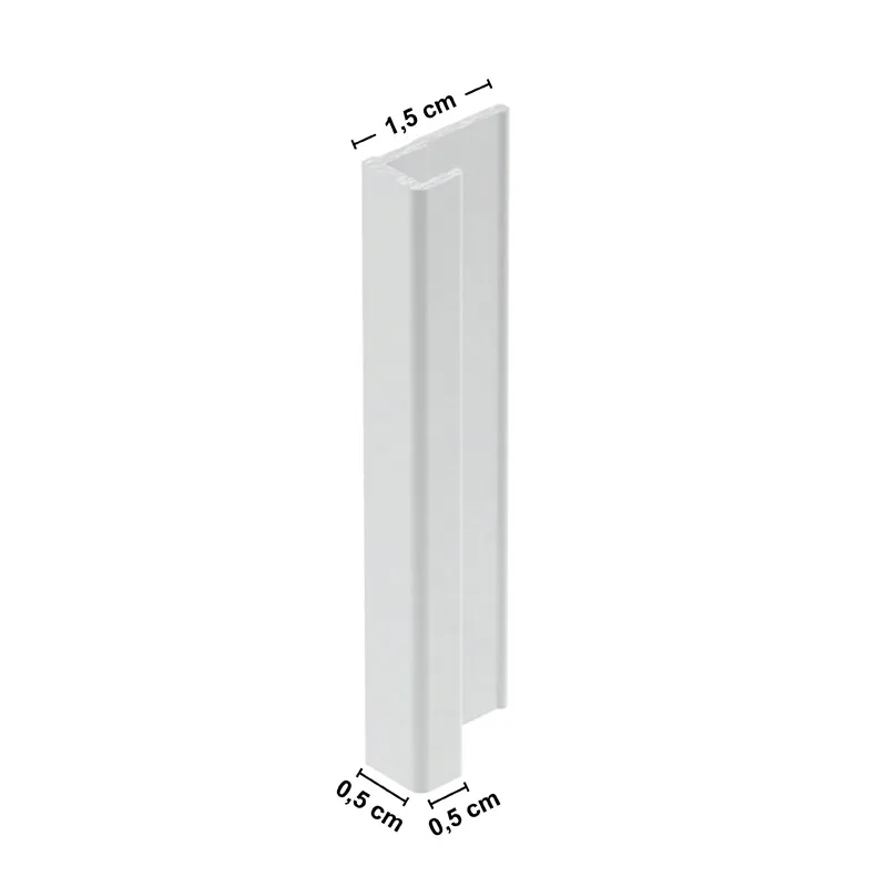 Profilé de finition 220 cm pour panneau mural de douche - 99DECO