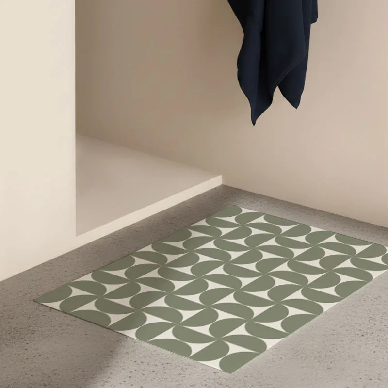 Tapis Vinyle "EQUILIBRE OCRE" – Design Moderne pour Maison et Bureau