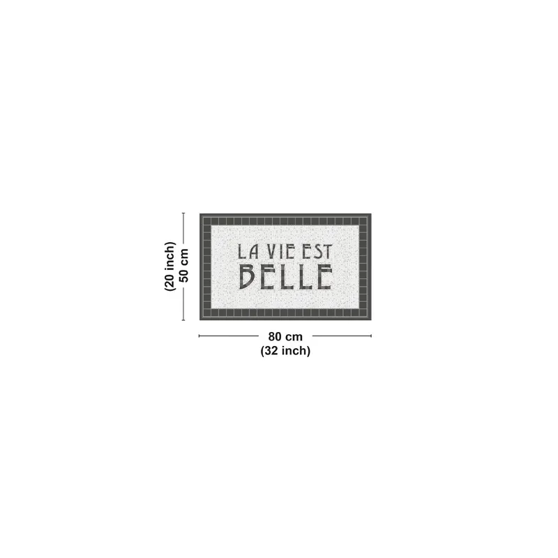 Tapis Vinyle La Maison Du Bonheur Effet Matière Motif Mosaïque Tesselle