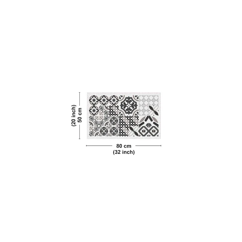 Tapis Vinyle Carreau Ciment Naples