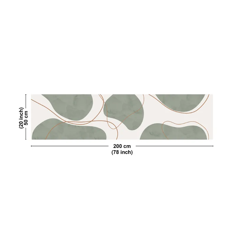 Tapis en Vinyle effet matière Ocre