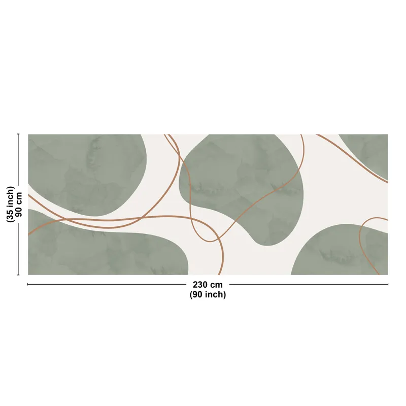 Tapis en Vinyle effet matière Ocre