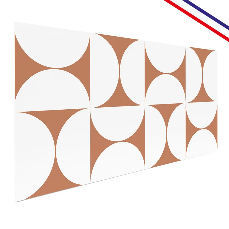 Crédence Bain PVC Terracotta