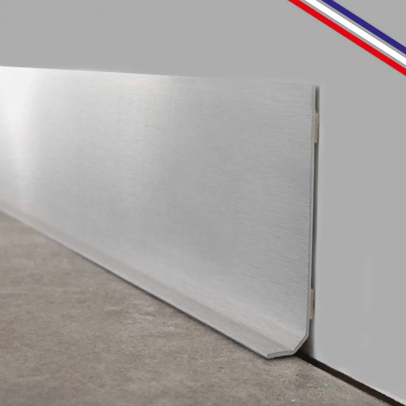 Plinthe adhésive alu brossé - Pose facile et finition design 99DECO