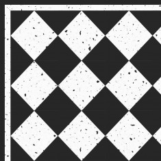 Retro Noir Terrazzo
