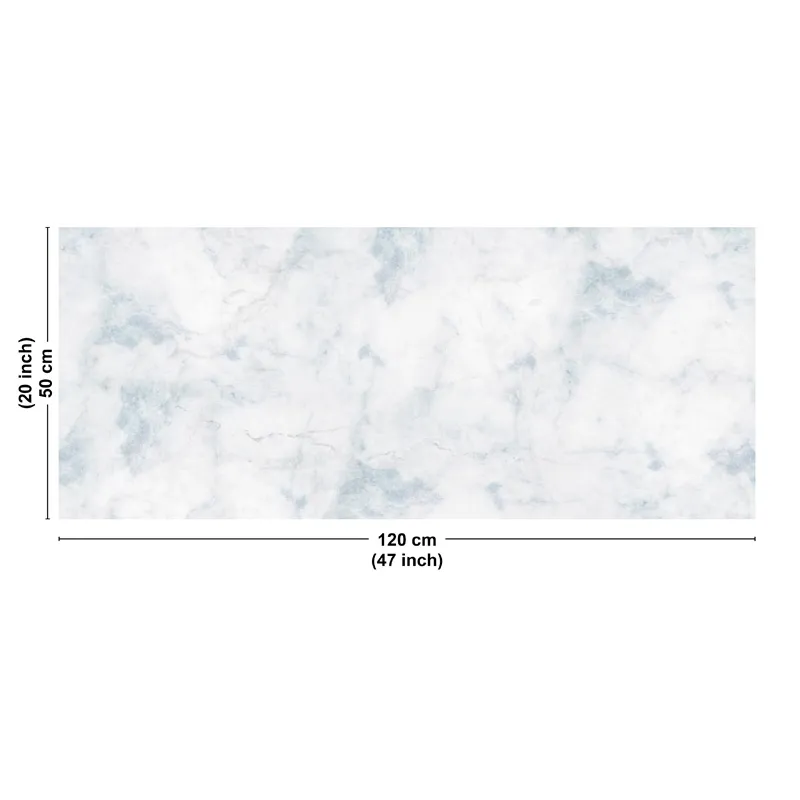 Crédence Marbre Nuance (Vert, Bleu, Brun, Blanc) en aluminium - 99Déco