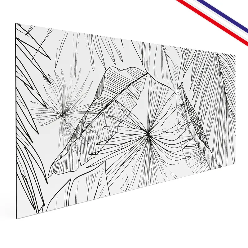 Crédence cuisine Lamnar feuilles graphiques - 5 teintes - 99Déco