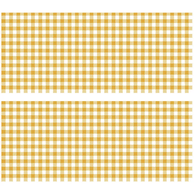 Crédence Vichy Curry en aluminium - Motif vichy graphique - 99Déco