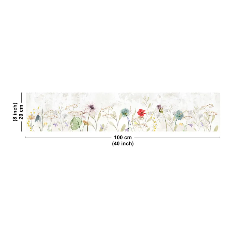 Crédence cuisine Herbier en aluminium composite - 99Déco