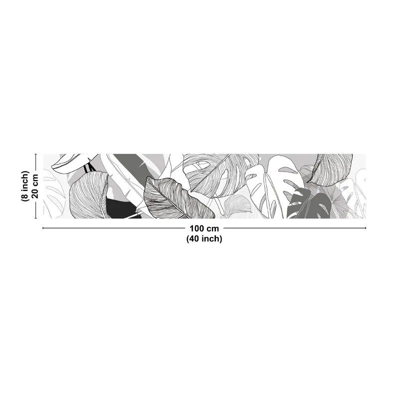 Crédence Cuisine Adhésive Aluminium Borneo