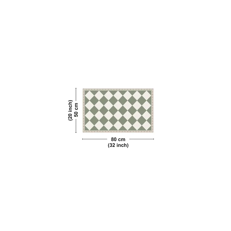 Tapis vinyle Rétro Vert – 99DECO