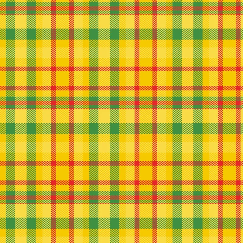 Set de table MADRAS Jaune - Motif coloré - 99DECO