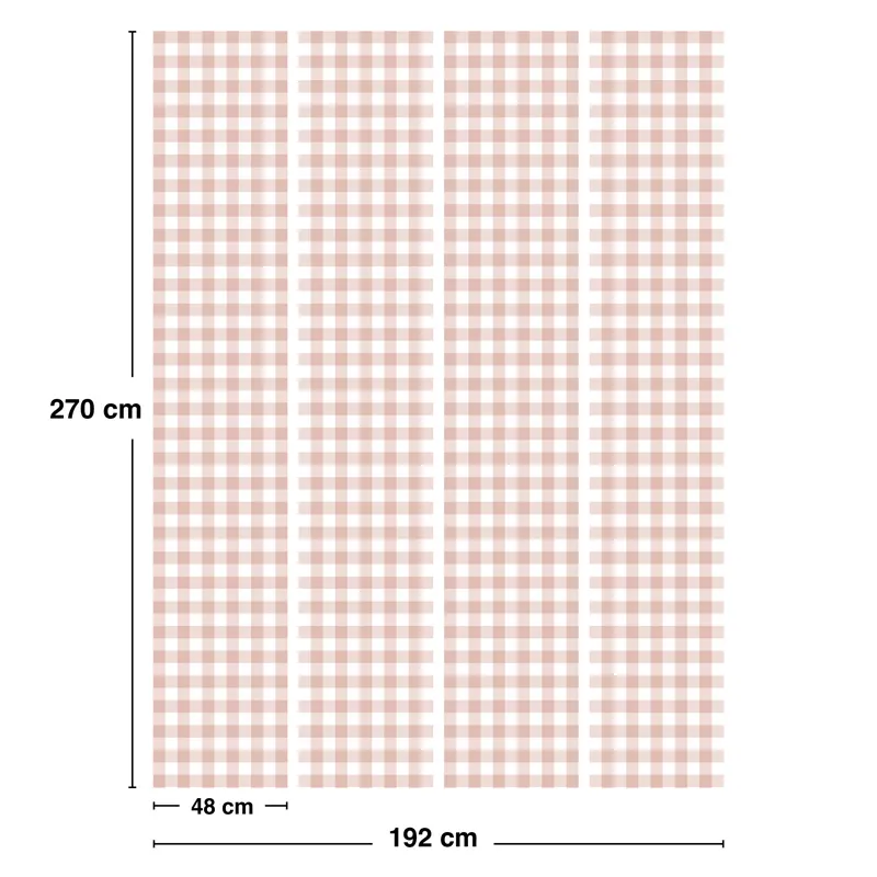 Papier peint panoramique Vichy – 99DECO