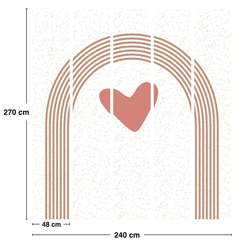 Papier peint panoramique Arche Terracotta – 99DECO