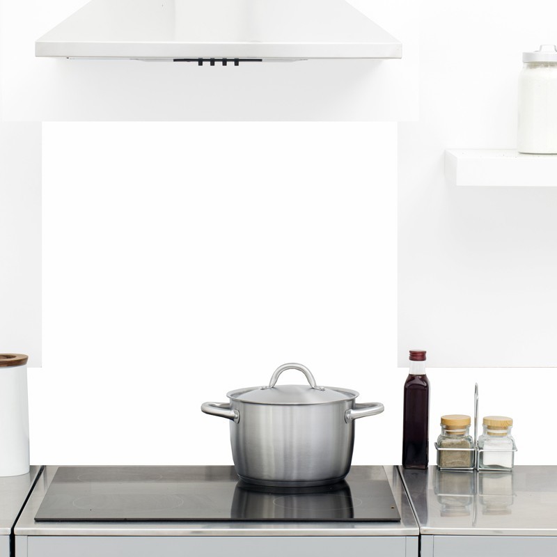 Crédence cuisine aluminium blanche Crédence cuisine aluminium blanche