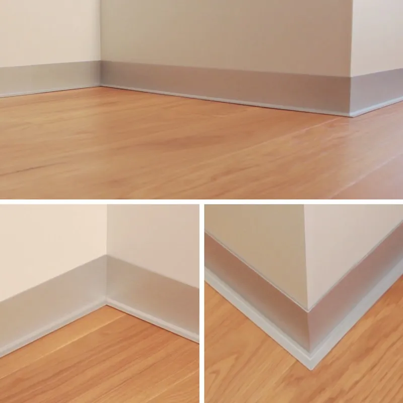 Plinthe adhésive décorative Fauve Bleu - PVC design - 99Déco