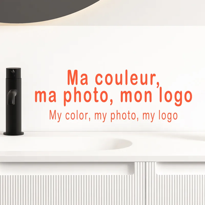 Crédence de salle de bain personnalisable - Le sur-mesure signé 99DECO