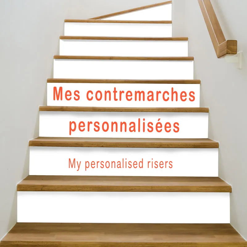 Contremarche adhésive personnalisable - Le sur-mesure signé 99DECO