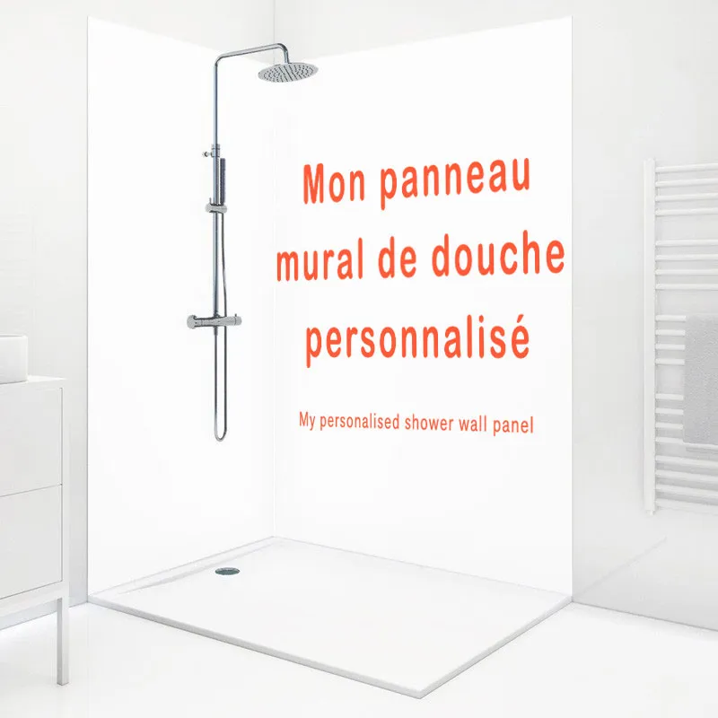 Panneau mural de douche personnalisable - Le sur-mesure signé 99DECO