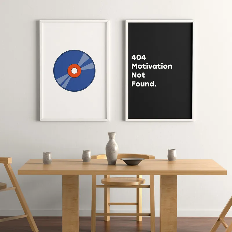 Affiche décorative murale "Motivation" - Collection : Humour - 99DECO