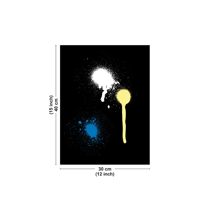 Affiche "Graffiti Nuit" noir – Street art moderne – 99DECO