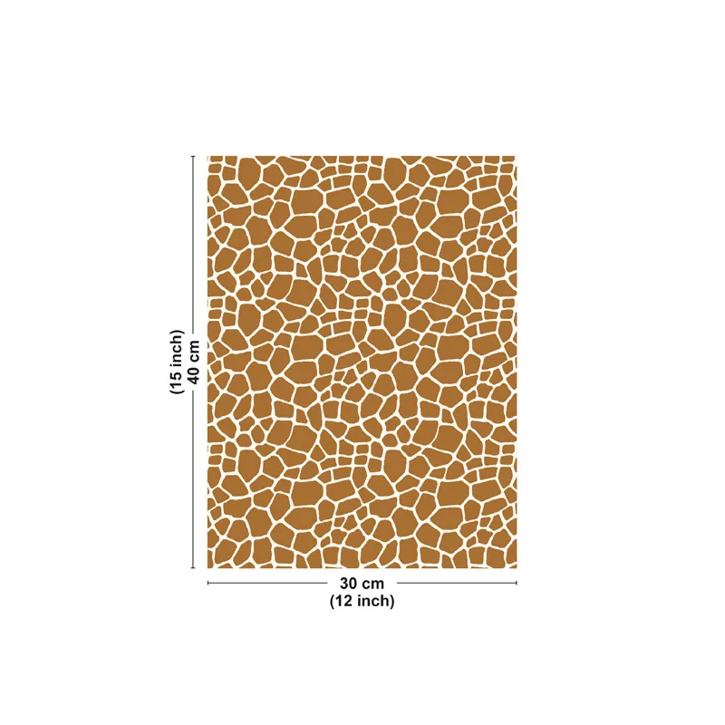 Affiche "Girafe Savane" marron – Motif animalier moderne – 99DECO