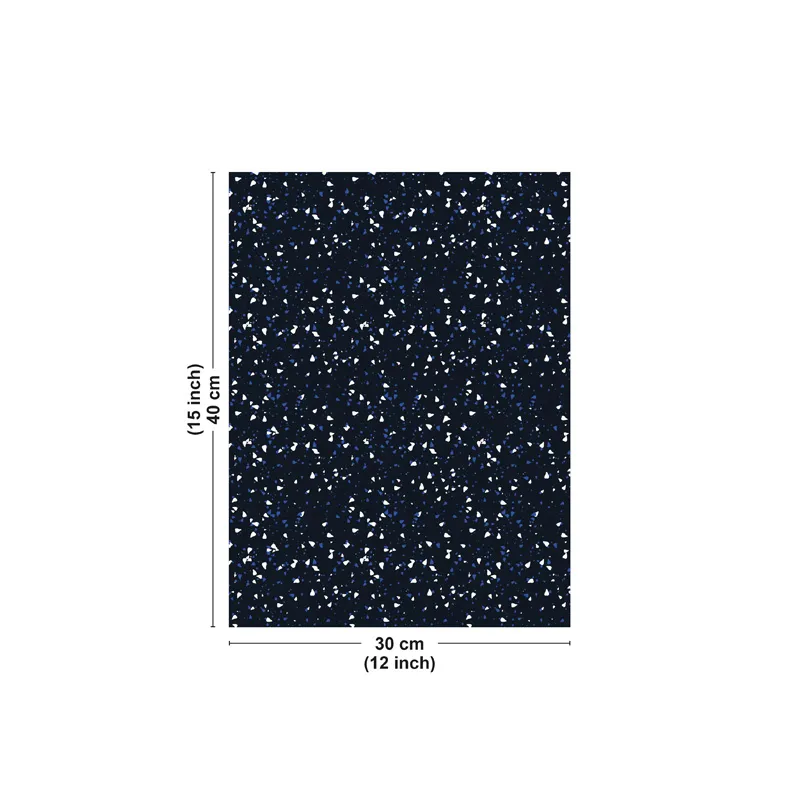 Affiche "Terrazzo Cosmos" noir – Motif terrazzo moderne – 99DECO