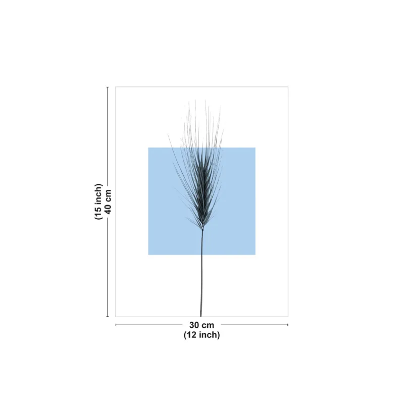 Affiche "Épi Minimal" bleu – Collection Végétal - 99DECO